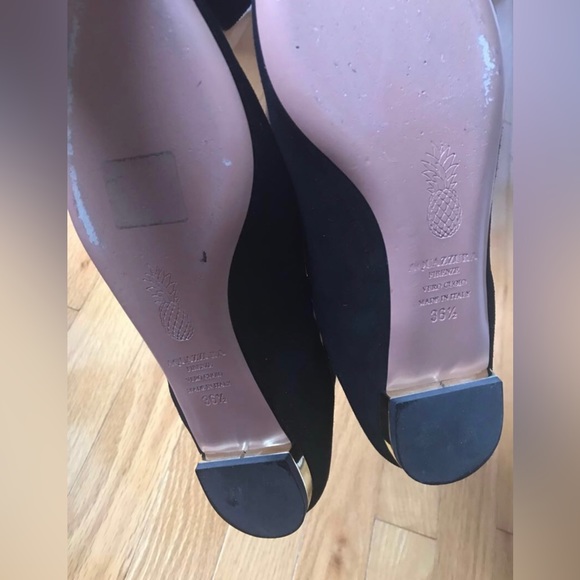 Aquazurra Belgravia suede point toe flats - Picture 4 of 6